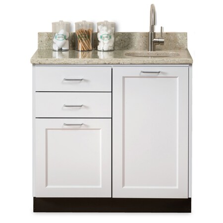 Clinton Fashion Finish 36" Cabinet w/2 Doors, 2 Drawers Color: Twilight 8636-2